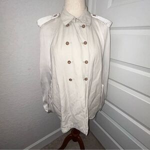 Initial The Unusual Experience Double Breasted Cape Poncho Jacket